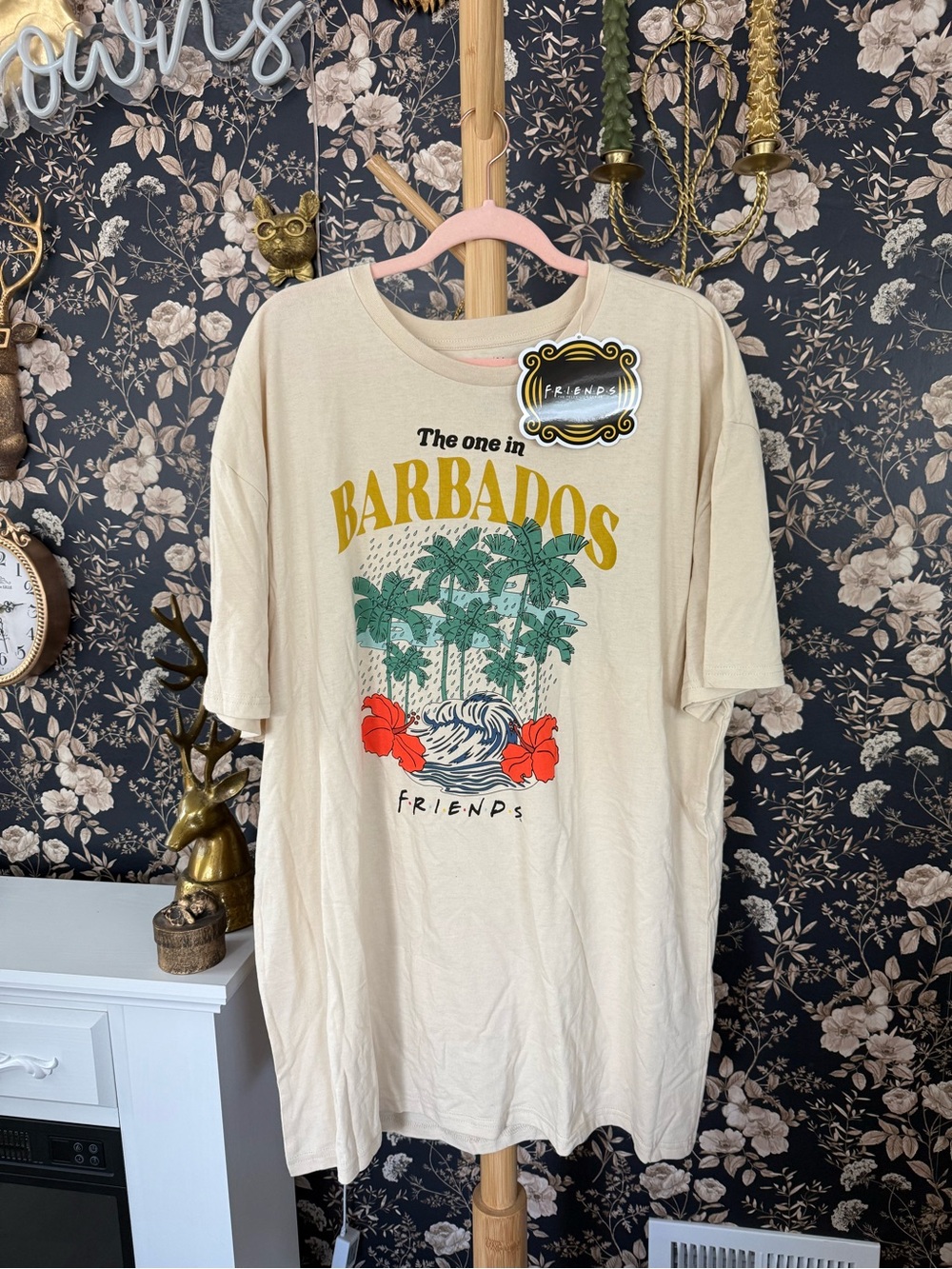 Friends Barbados Graphic Tee - Cream